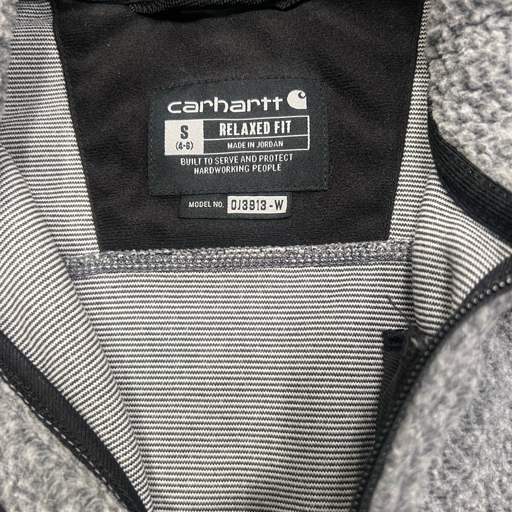 Carhartt Gray Fleece Women’s Zip-up - Picture 5 of 7